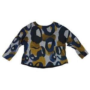 Kozan Top Women's Small Art To Wear Ribbed Pockets